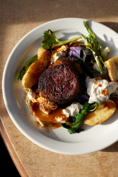 dining at manor house inn somerset