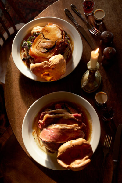 family sunday lunch somerset countryside